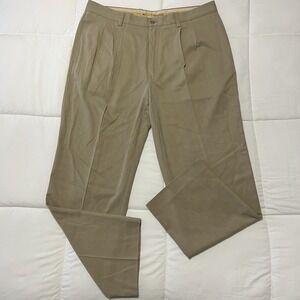 Tommy Bahama Men's Pants 36x30 Silk (80% Silk) Beige